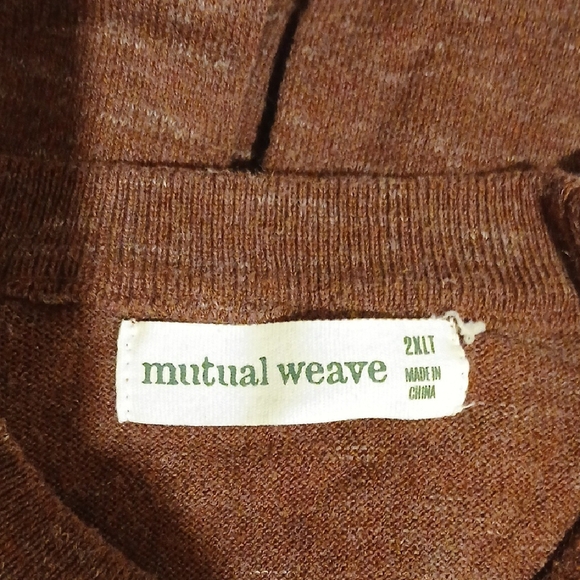 Men's Maroon Crewneck Sweater - Picture 2 of 3